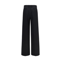 Fendi Black Cotton Casual Pants