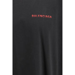 Balenciaga Black Cotton T-Shirt