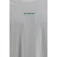 Balenciaga White Cotton Long Sleeve T-Shirt