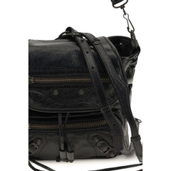 Balenciaga Black Lamb Ovis Aries Backpack