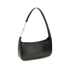 Tom Ford Black Calf Leather Bos Taurus Shoulder Bag