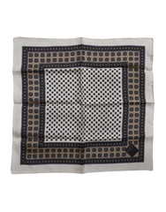 Dolce & Gabbana Multicolor Geometric Handkerchief Pocket Scarf