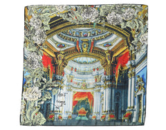 Dolce & Gabbana Multicolor Printed Silk Square Foulard Scarf