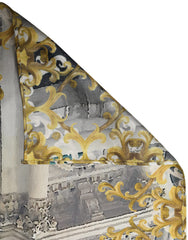 Dolce & Gabbana Multicolor Printed Silk Square Foulard Scarf