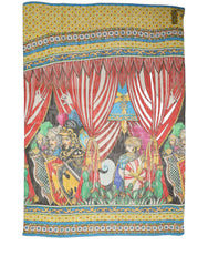 Dolce & Gabbana Multicolor Silk Printed Shawl Stole Scarf