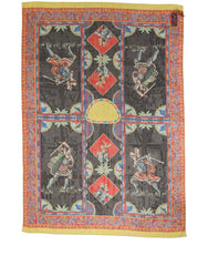 Dolce & Gabbana Multicolor Silk Printed Shawl Stole Scarf