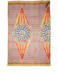 Dolce & Gabbana Multicolor Silk Carretto Print Stole Scarf