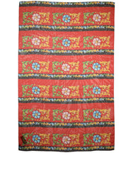 Dolce & Gabbana Multicolor Floral Silk Shawl Stole Scarf