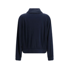 Brunello Cucinelli Blue Cotton Sweatshirt