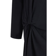Balenciaga Black Cotton Casual Dress