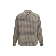 Dolce & Gabbana Brown Wool Oves Aries Full-Length Jacket
