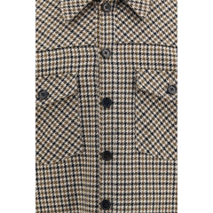 Dolce & Gabbana Brown Wool Oves Aries Full-Length Jacket