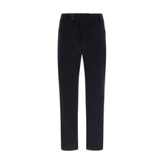 Dolce & Gabbana Black Cotton Casual Pants