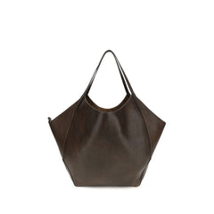 Brunello Cucinelli Brown Calf Leather Bos Taurus Handbag