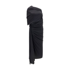 Balenciaga Black Viscose Cocktail Dress
