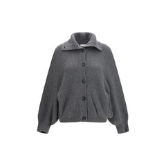 Brunello Cucinelli Gray Cashmere Cardigan
