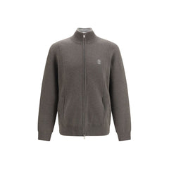 Brunello Cucinelli Bicolor Cashmere Hoodie