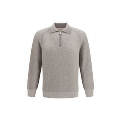 Brunello Cucinelli Gray Cashmere Sweater