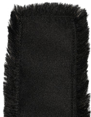 Dolce & Gabbana Black Velvet Wrap Around Tie Cintura Belt