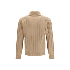 Brunello Cucinelli Beige Cashmere Cardigan