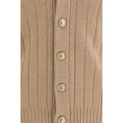 Brunello Cucinelli Beige Cashmere Cardigan