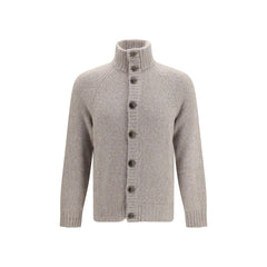 Brunello Cucinelli Gray Wool Oves Aries Cardigan
