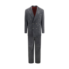 Brunello Cucinelli Gray Cotton Suit
