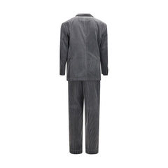 Brunello Cucinelli Gray Cotton Suit