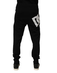Dolce & Gabbana Black Cotton Jogger Men Sweatpants Pants