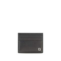 Fendi Black Calf Leather Bos Taurus Wallet