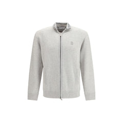 Brunello Cucinelli Gray Cashmere Cardigan