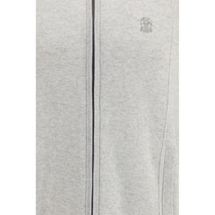 Brunello Cucinelli Gray Cashmere Cardigan