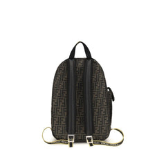 Fendi Brown Polyester Backpack