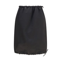 Fendi Black Cotton Mini Skirt