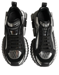 Dolce & Gabbana Black Two-Tone Super King Men Sneakers Shoes