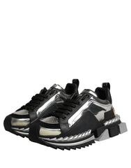 Dolce & Gabbana Black Two-Tone Super King Men Sneakers Shoes