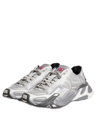 Dolce & Gabbana Gray Panelled Low Top Men Sneakers Shoes