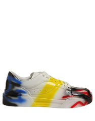 Dolce & Gabbana Multicolor New Roma Paint Sneakers Men Shoes