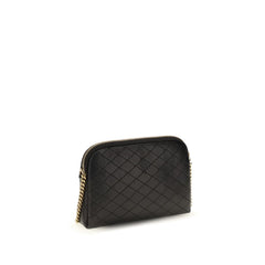 Saint Laurent Black Calf Leather Bos Taurus Shoulder Bag
