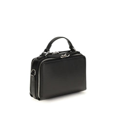 Fendi Black Calf Leather Bos Taurus Handbag