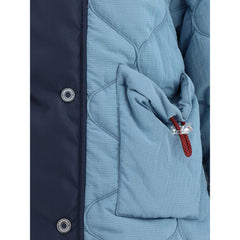 MARBELL Blue Polyamide Full-Length Jacket