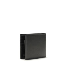 Fendi Black Calf Leather Bos Taurus Wallet