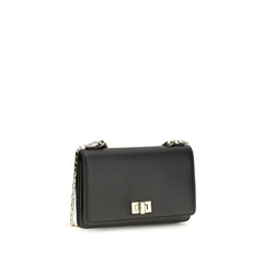 Fendi Black Calf Leather Bos Taurus Wallet