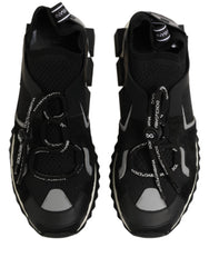 Dolce & Gabbana Black Sorrento Trekking Sneakers Men Shoes