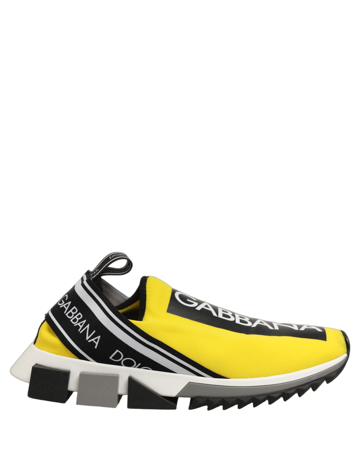 Dolce & Gabbana Yellow Sorrento Low Top Men Sneakers Shoes