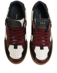 Dolce & Gabbana Multicolor Leather MIAMI Sneakers Shoes