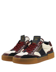 Dolce & Gabbana Multicolor Leather MIAMI Sneakers Shoes