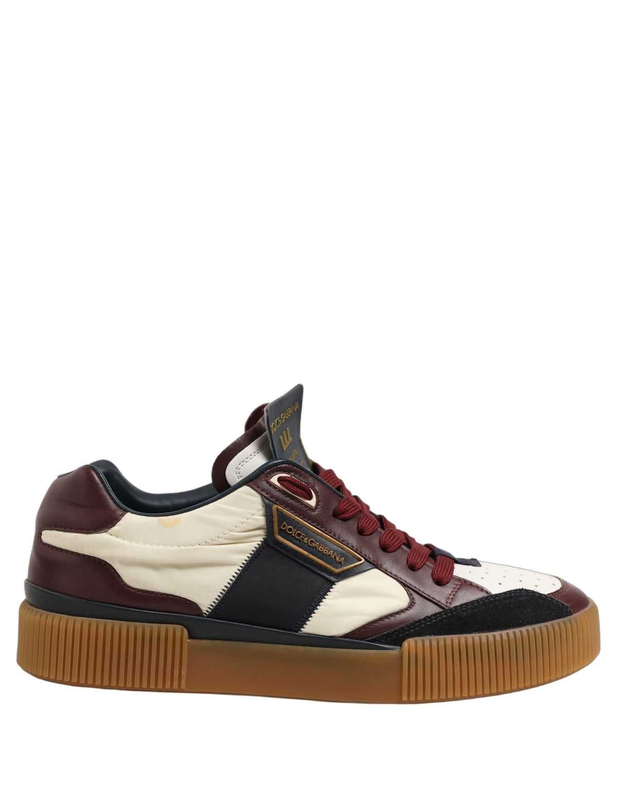 Dolce & Gabbana Multicolor Leather MIAMI Sneakers Shoes