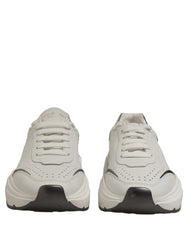 Dolce & Gabbana ]White Silver Daymaster Men Sneakers Shoes
