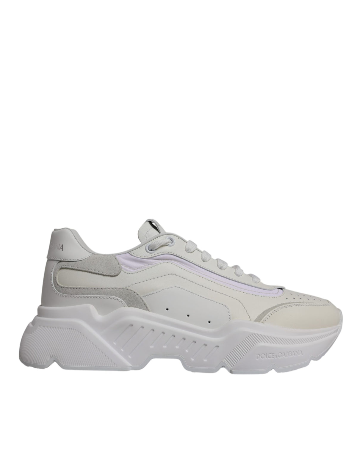 Dolce & Gabbana White Daymaster Men Low Top Sneakers Shoes